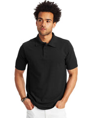 Hanes Men's Pique Polo Shirt (Big &amp; Tall Sizes Available)