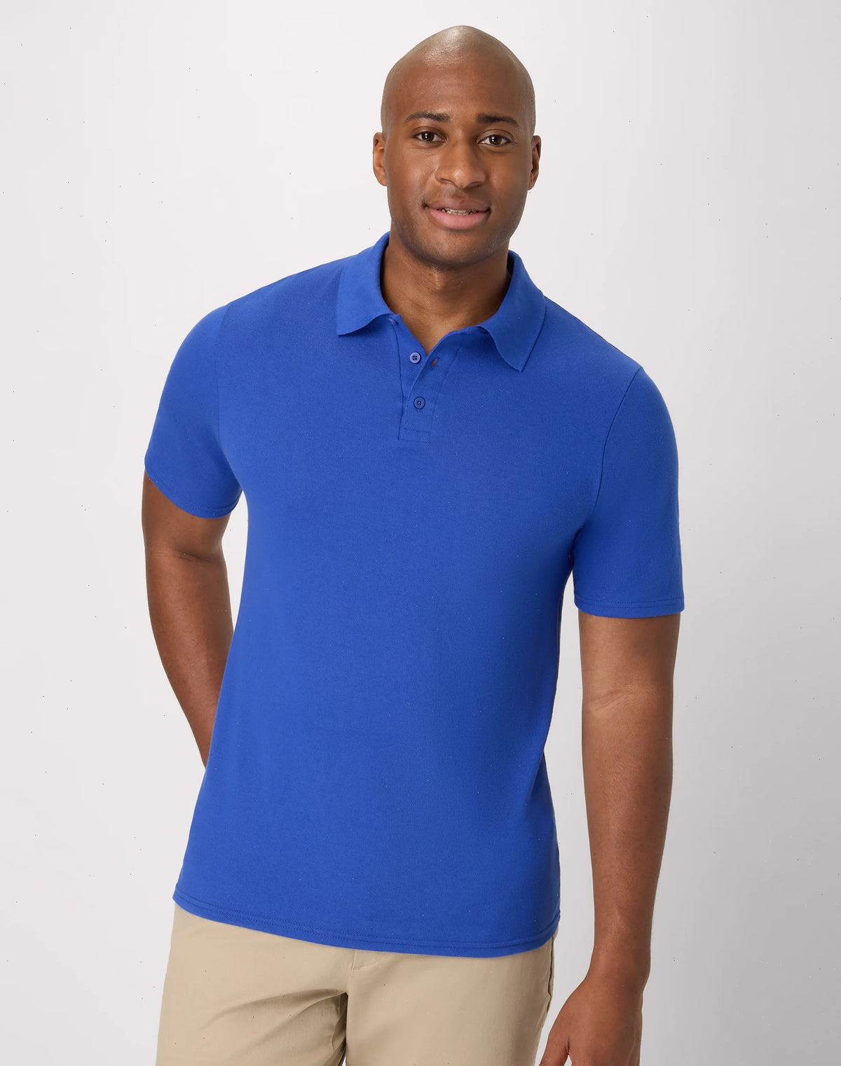 Hanes Men's Pique Polo Shirt (Big &amp; Tall Sizes Available)