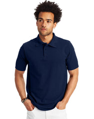 Hanes Men's Pique Polo Shirt (Big &amp; Tall Sizes Available)