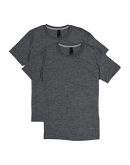 Hanes X-Temp Unisex Short Sleeve Crewneck T-Shirt, 2-Pack