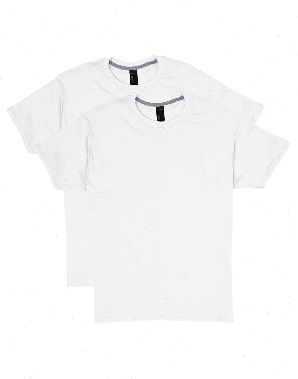 Hanes X-Temp Unisex Short Sleeve Crewneck T-Shirt, 2-Pack
