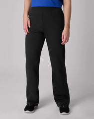 Hanes EcoSmart Women's Fleece Sweatpants with Open Bottom Legs, 30.5"