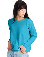 Hanes EcoSmart Women's Fleece Sweatshirt, V-Notch