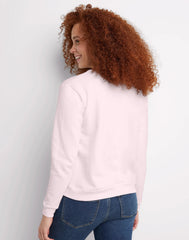 Hanes EcoSmart Women's Fleece Sweatshirt, V-Notch