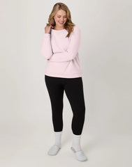 Hanes EcoSmart Women's Fleece Sweatshirt, V-Notch