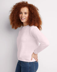 Hanes EcoSmart Women's Fleece Sweatshirt, V-Notch