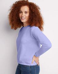 Hanes EcoSmart Women's Fleece Sweatshirt, V-Notch
