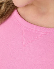 Hanes EcoSmart Women's Fleece Sweatshirt, V-Notch