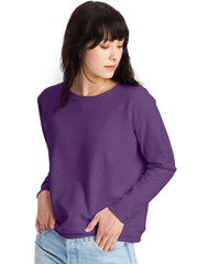 Hanes EcoSmart Women's Fleece Sweatshirt, V-Notch