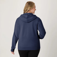 Hanes EcoSmart Women's Full-Zip Fleece Hoodie