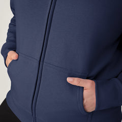 Hanes EcoSmart Women's Full-Zip Fleece Hoodie