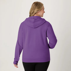 Hanes EcoSmart Women's Full-Zip Fleece Hoodie
