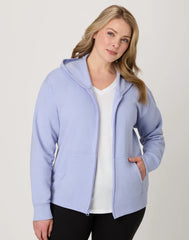 Hanes EcoSmart Women's Full-Zip Fleece Hoodie
