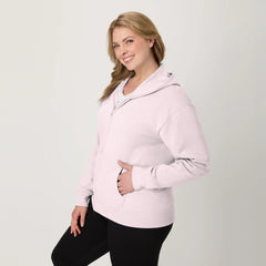 Hanes EcoSmart Women's Full-Zip Fleece Hoodie