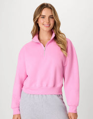 Hanes EcoSmart Women’s Fleece Quarter-Zip Pullover