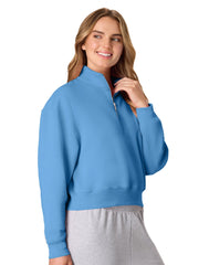 Hanes EcoSmart Women’s Fleece Quarter-Zip Pullover