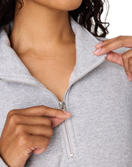 Hanes EcoSmart Women’s Fleece Quarter-Zip Pullover