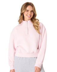 Hanes EcoSmart Women’s Fleece Quarter-Zip Pullover