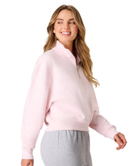 Hanes EcoSmart Women’s Fleece Quarter-Zip Pullover