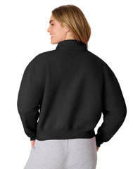 Hanes EcoSmart Women’s Fleece Quarter-Zip Pullover