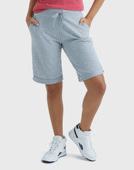 Hanes Women's French Terry Bermuda Shorts, 11"