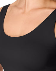 Hanes CoolDRI Women's Crop Tank with Built-in Shelf Bra, 3-Pack