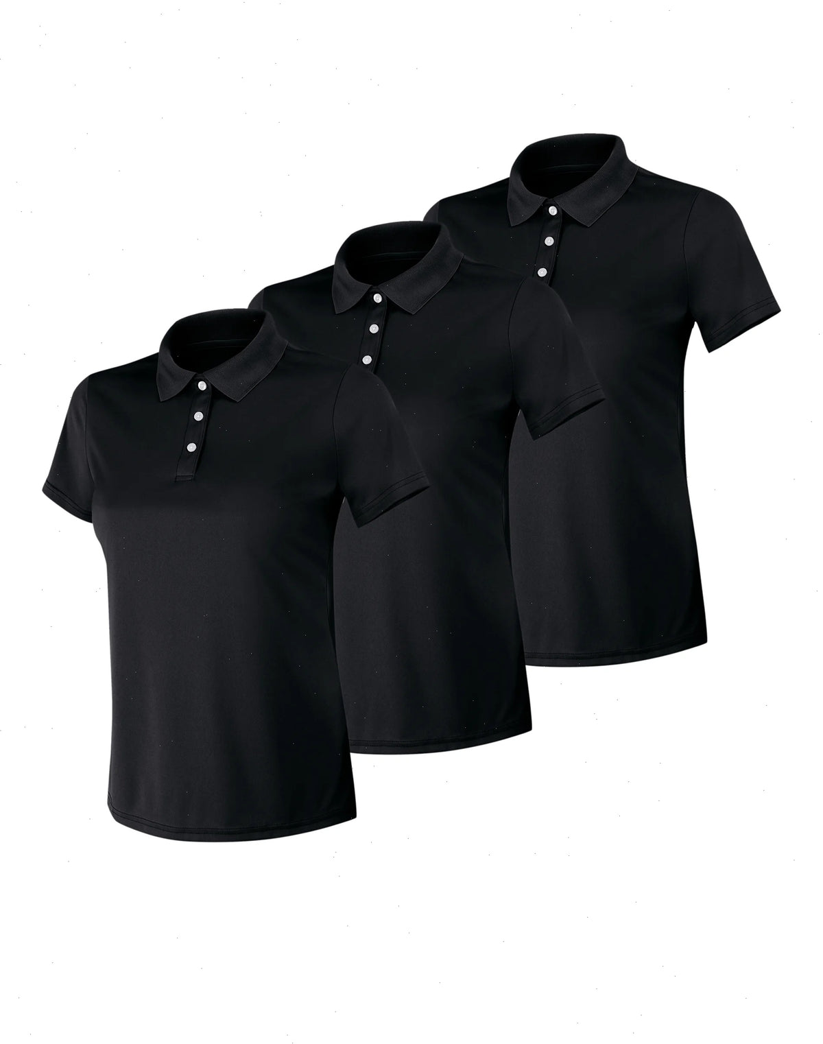 Hanes Sport Cool DRI Women's Performance Polo Shirt, 3-Pack