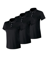 Hanes Sport Cool DRI Women's Performance Polo Shirt, 3-Pack
