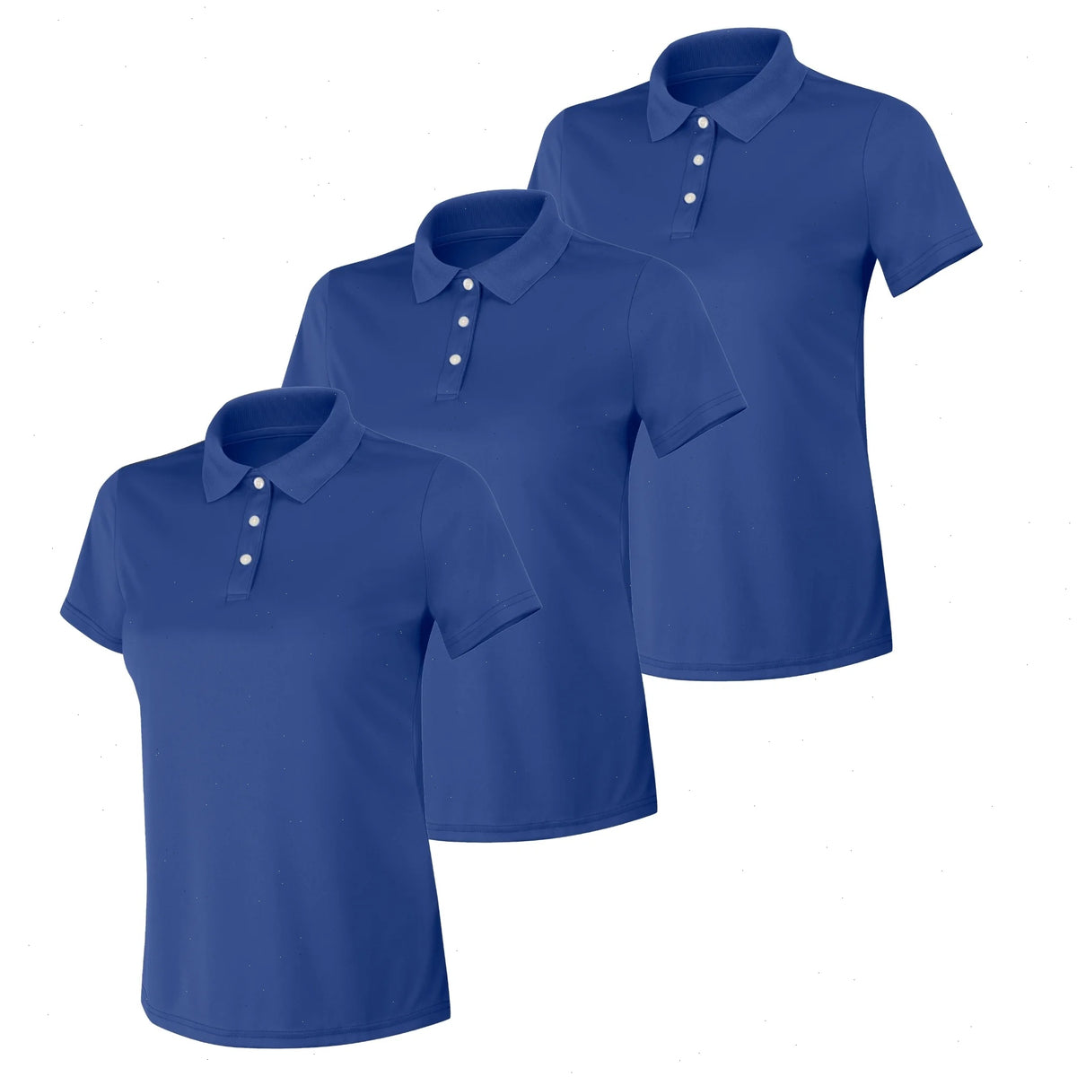 Hanes Sport Cool DRI Women's Performance Polo Shirt, 3-Pack