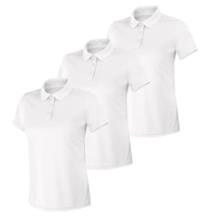 Hanes Sport Cool DRI Women's Performance Polo Shirt, 3-Pack