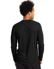 Hanes Sport Cool DRI Men's Performance Long Sleeve T-Shirt, Value 4-Pack
