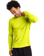 Hanes Sport Cool DRI Men's Performance Long Sleeve T-Shirt, Value 4-Pack