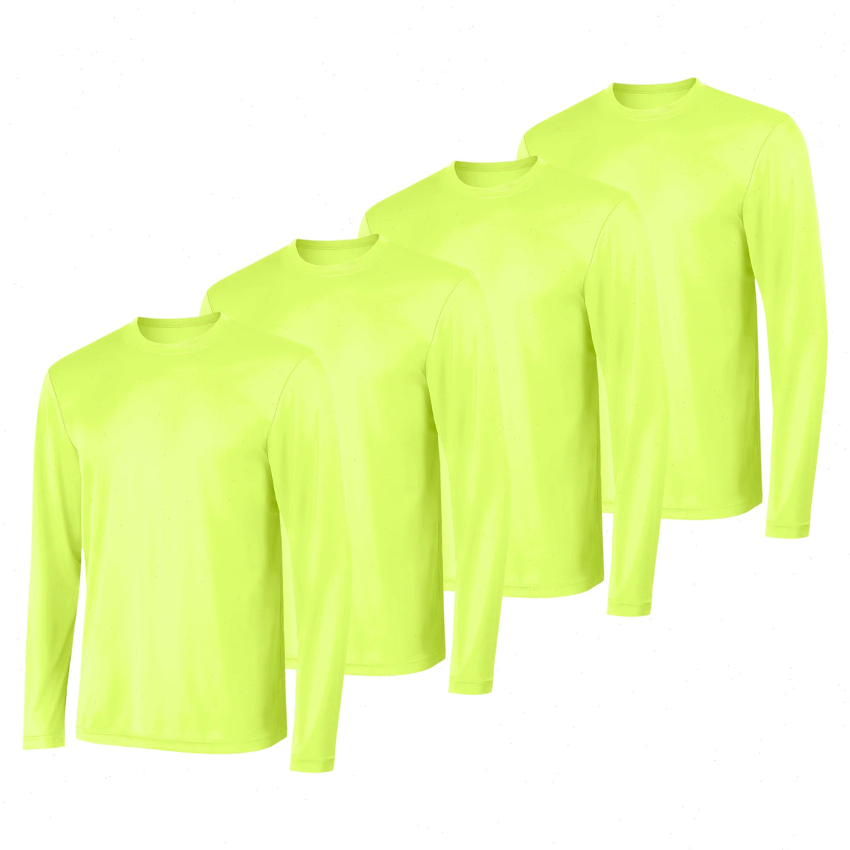 Hanes Sport Cool DRI Men's Performance Long Sleeve T-Shirt, Value 4-Pack