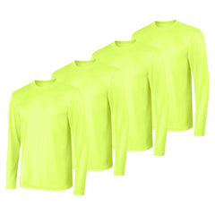 Hanes Sport Cool DRI Men's Performance Long Sleeve T-Shirt, Value 4-Pack