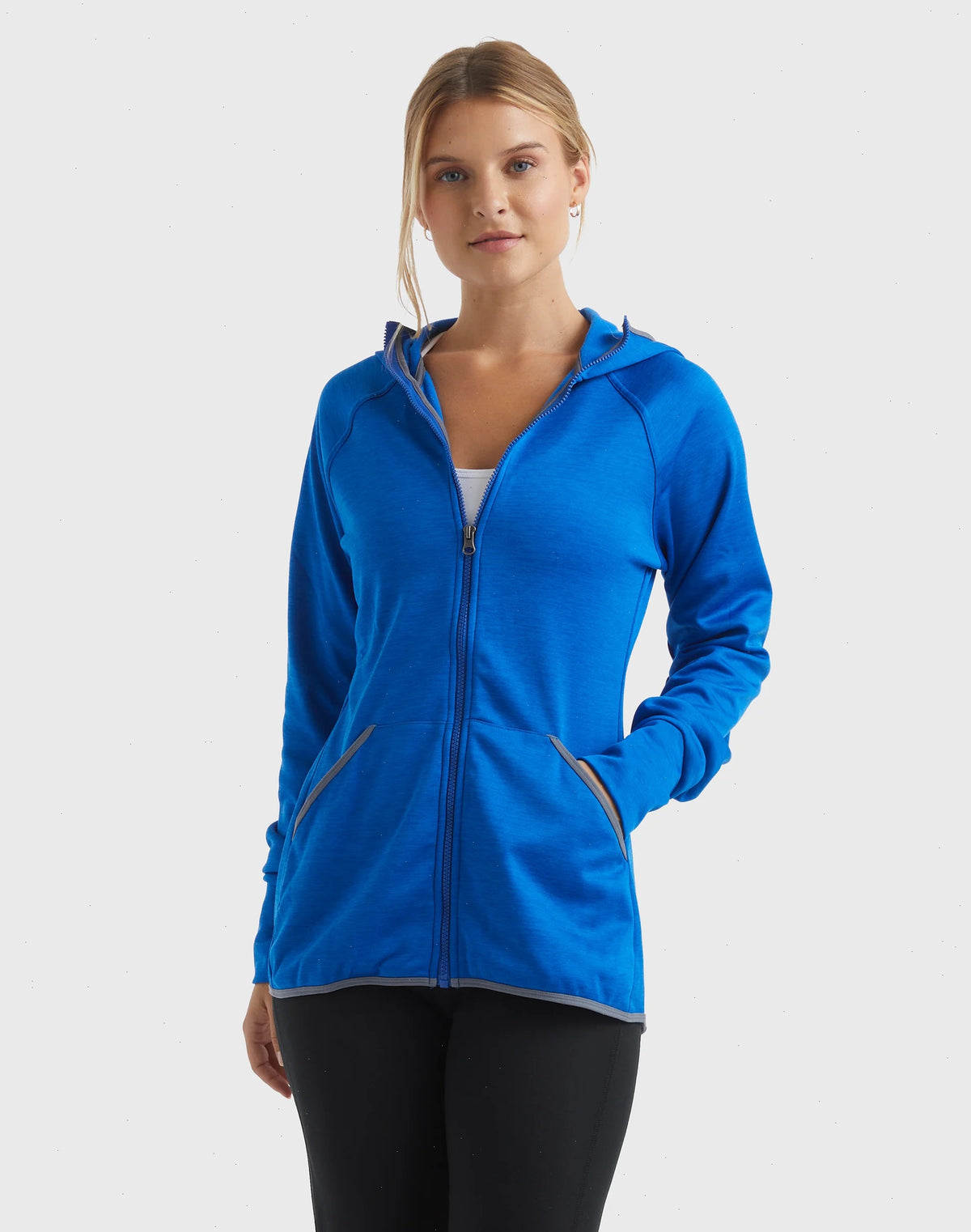 Hanes Sport Women's Full-Zip Fleece Hoodie