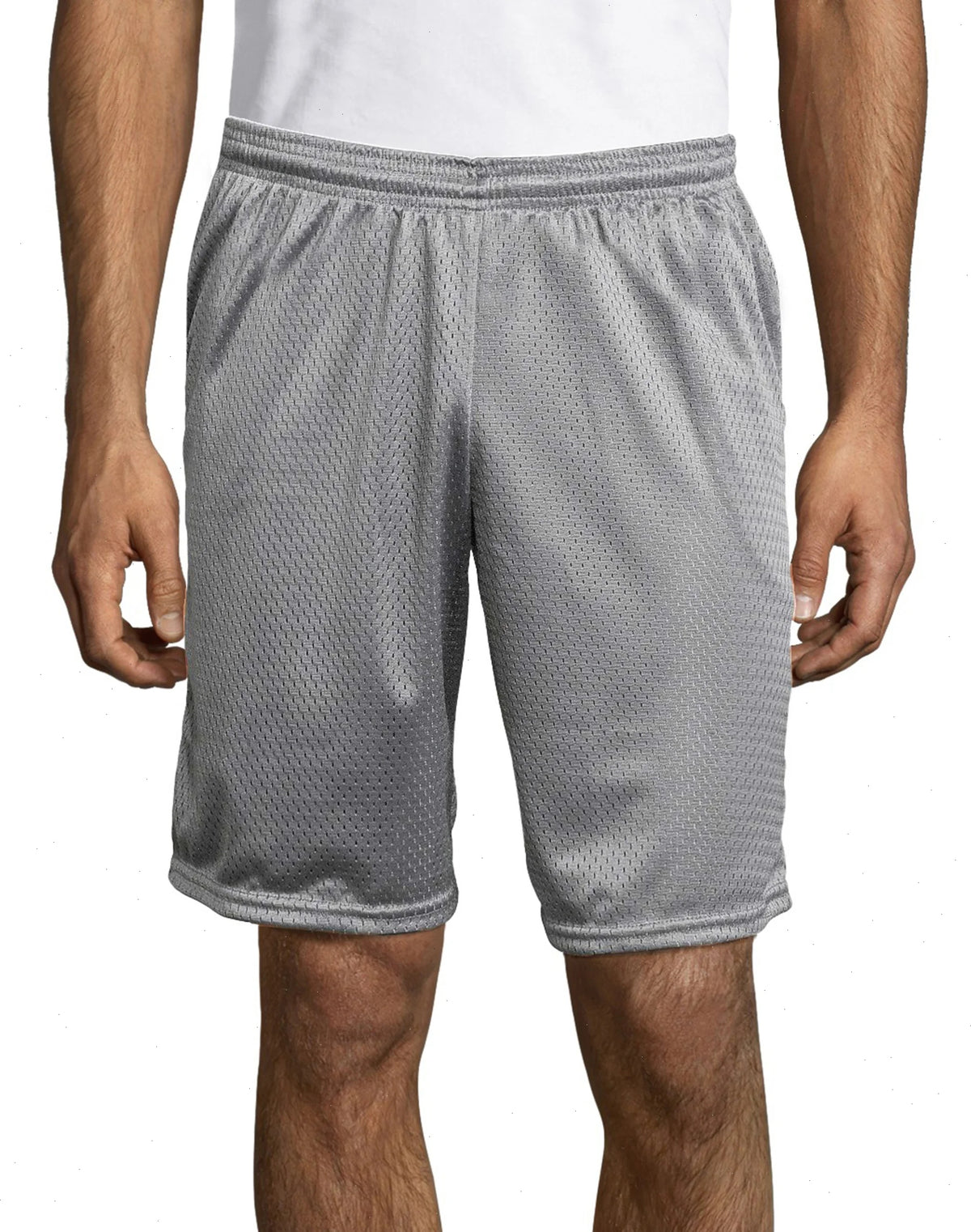 Hanes Sport Men's Mesh Athletic Shorts with Pockets, 9"