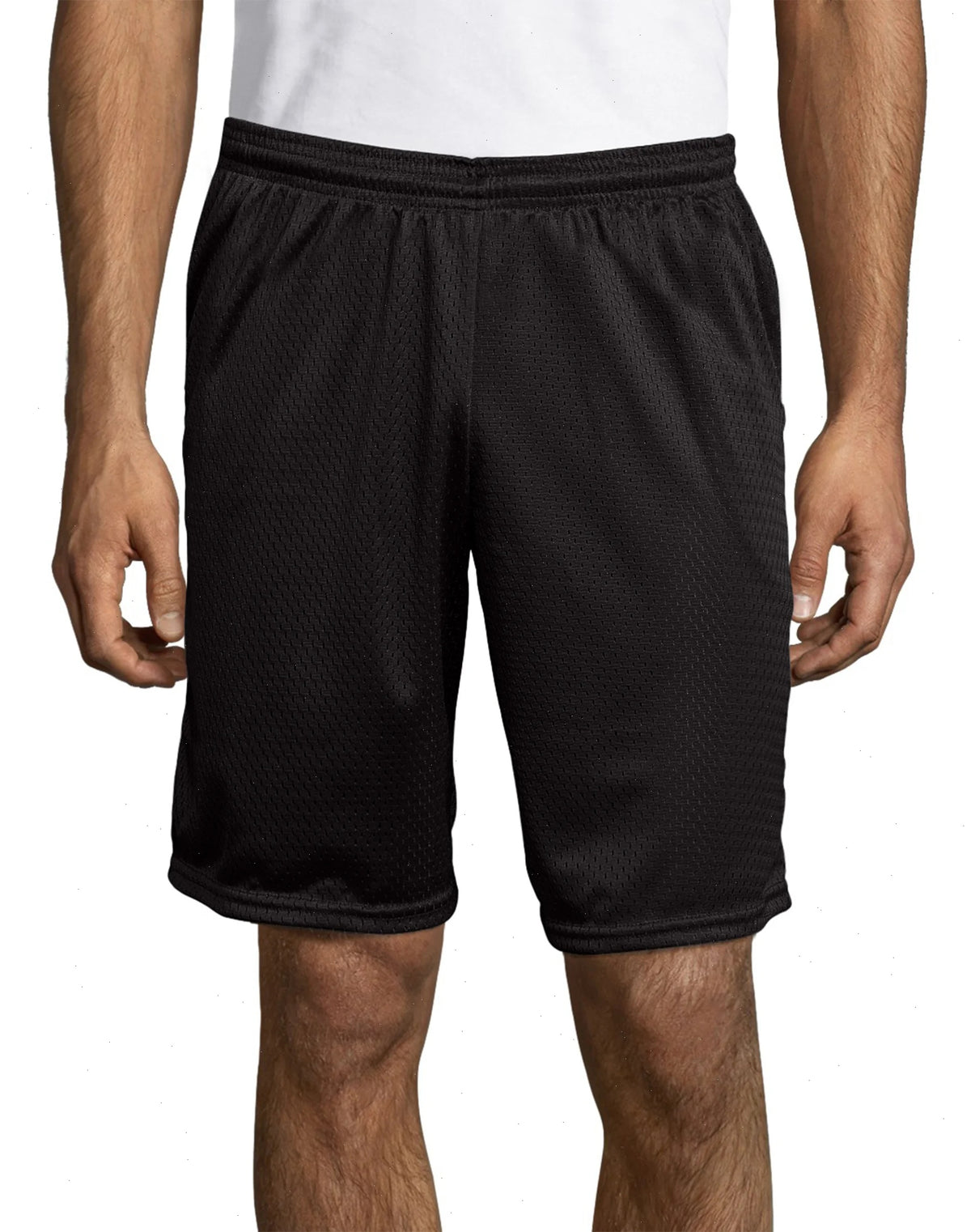 Hanes Sport Men's Mesh Athletic Shorts with Pockets, 9"