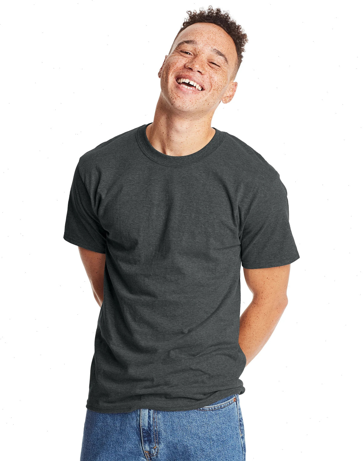 Hanes Beefy-T Unisex Heavyweight Cotton T-Shirt (Big &amp; Tall Sizes Available)