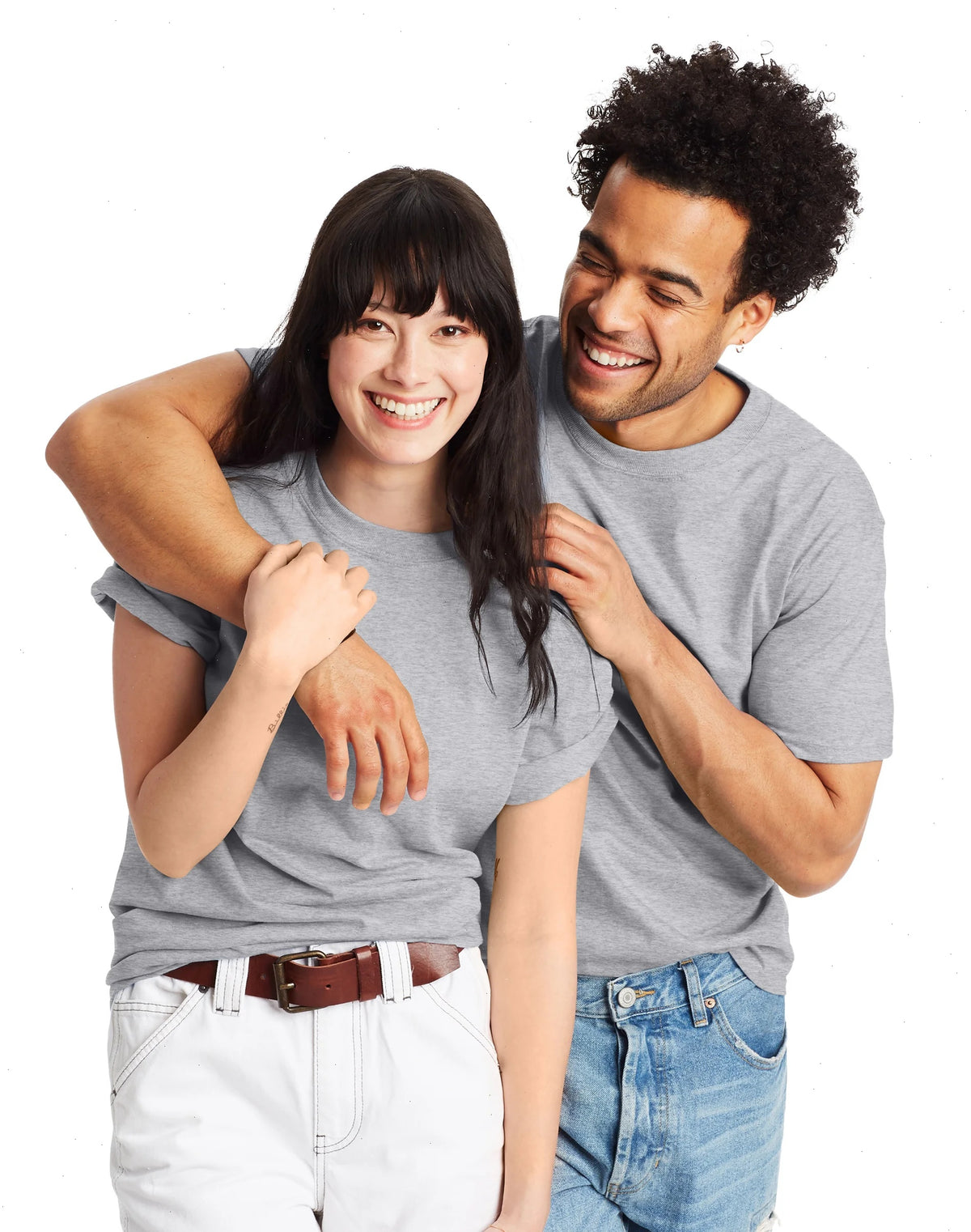 Hanes Beefy-T Unisex Heavyweight Cotton T-Shirt (Big &amp; Tall Sizes Available)