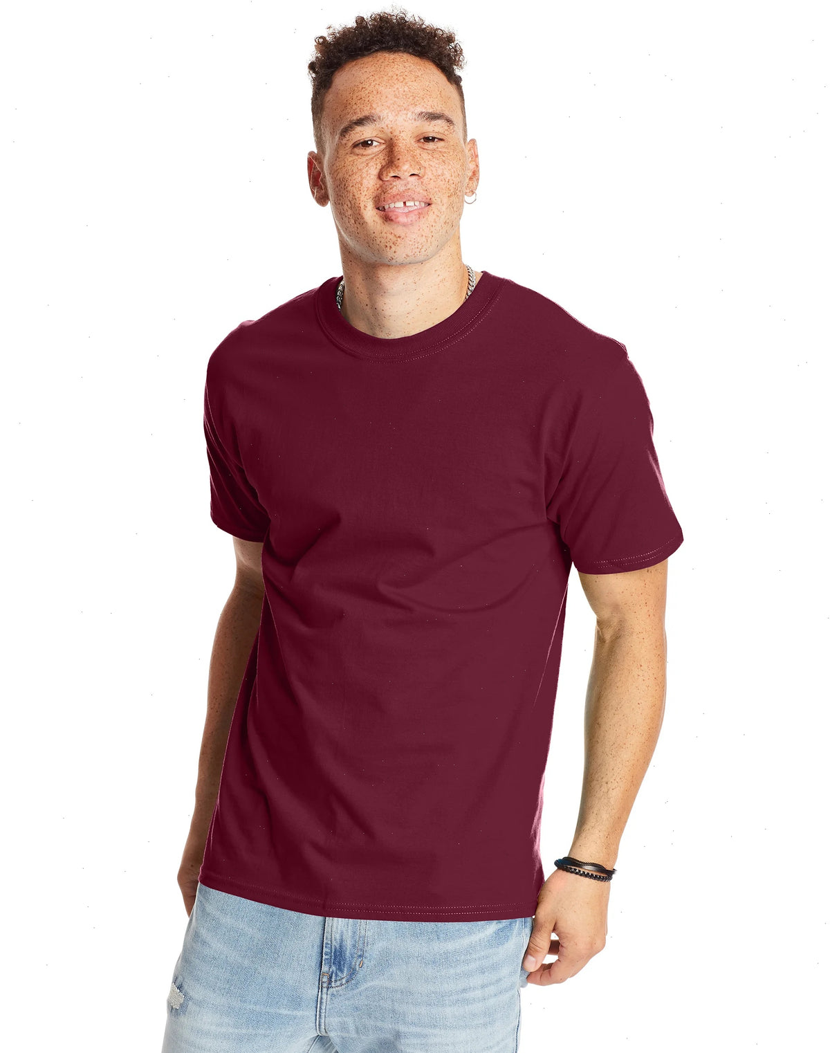Hanes Beefy-T Unisex Heavyweight Cotton T-Shirt (Big &amp; Tall Sizes Available)