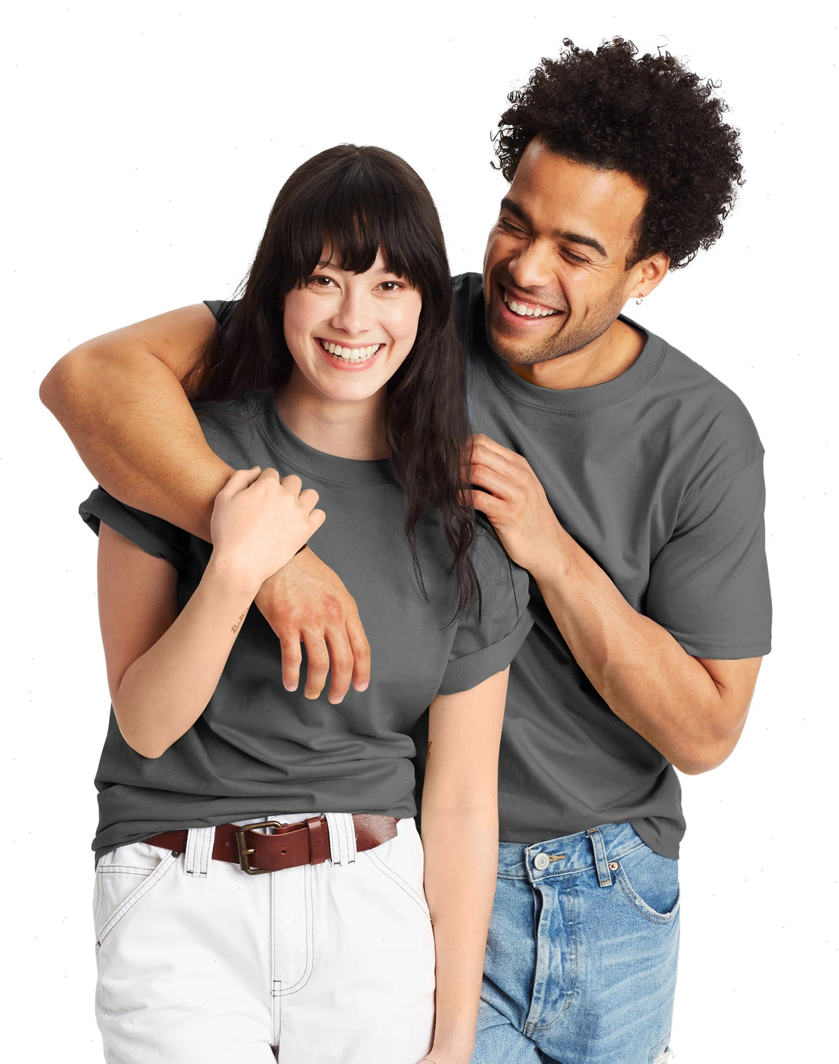 Hanes Beefy-T Unisex Heavyweight Cotton T-Shirt (Big &amp; Tall Sizes Available)