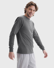 Hanes Beefy Men's Long Sleeve T-Shirt, Cotton