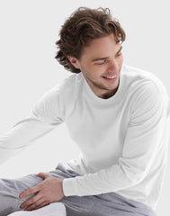 Hanes Beefy Men's Long Sleeve T-Shirt, Cotton