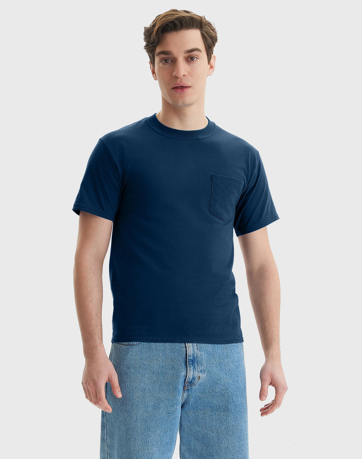 Hanes Beefy-T Unisex Cotton Pocket T-Shirt
