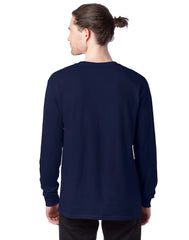 Hanes Essentials Men's Cotton Long Sleeve T-Shirt, Value 4-Pack