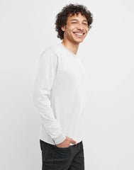 Hanes Essentials Men's Cotton Long Sleeve T-Shirt, Value 4-Pack