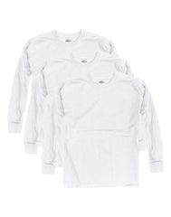 Hanes Boys' Long Sleeve T-Shirt, 3-Pack