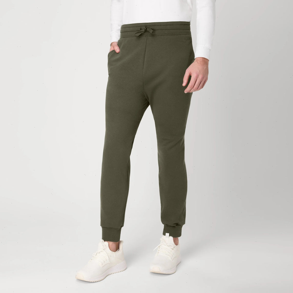 Hanes EcoSmart Men's Fleece Jogger Pants with Pockets, 30.5"