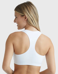Hanes Sport Women's Seamless Racerback Sports Bra, 3-Pack