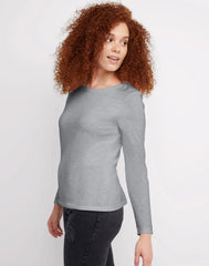 Hanes Women's Long Sleeve Cotton T-Shirt